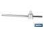 Manche coulissant pour douilles en forme de T | Cliquet de 3/4" | Longueur : 500 mm - Cofan