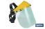 Safety face shield | Flip-up visor | Manually adjustable | EN 166/EN 1731 - Cofan