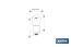 Double contact light bulb of 12V | Offset pins | BAZ15d bulb cap type | P21/5W cap | Available in white - Cofan