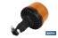 Pole mount beacon with orange strobe flash | Class 1 | ECE R65 Certification | For 12/24V flexible stand | IP rating: IP66 - Cofan