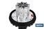 Pole mount beacon with orange strobe flash | Class 1 | ECE R65 Certification | For 12/24V flexible stand | IP rating: IP66 - Cofan
