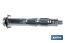 Metal hollow-wall anchors | With round head screw | Available in various sizes - Cofan
