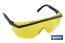 Safety glasses | Yellow lenses | UV protection | EN 166:2001 - Cofan