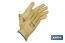 Cow leather gloves with inner lining | Cotton lining | Resistant to cold | Safe and comfortable gloves | Tough and durable gloves - Cofan