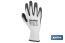 100% polyester gloves | Impregnated glove for added safety | Flexible gloves | Comfort and protection | Seamless gloves - Cofan