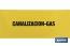 Warning tape "CANALIZATION-GAS" - Cofan
