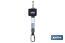 Self-retracting lifeline with shock absorber | Cable of 2.5m | Supports a maximum weight of 140kg - Cofan