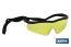 Amber safety glasses | Scratch resistant glasses | Greater safety in do-it-yourself projects and welding works, among others - Cofan
