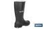 Rain Boot | High Shaft | PVC | Black | Inner Knit Lining - Cofan