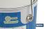 Chlorinated rubber paint for swimming pools | Light blue and dark blue | 5kg - Cofan
