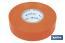 Insulating tape 180 microns | Orange | Resistant to voltage, heat and different acids and alkaline materials - Cofan