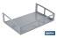 Plateau pour présentoirs | Couleur : gris clair | Idéal pour une organisation efficace | Dimensions : 300 x 200 mm - Cofan