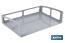 Plateau pour présentoirs | Couleur : gris clair | Idéal pour une organisation efficace | Dimensions : 300 x 200 mm - Cofan