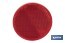 Catadioptres ronds avec adhésif pour fixer sur les véhicules | 3 couleurs : rouge, orange et blanc | Diamètre : 55 mm - Cofan