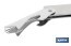 Corkscrew with bottle opener | Material: stainless steel | Suitable for professional use | Compact and durable design | Length: 14cm - Cofan