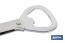 Corkscrew with bottle opener | Material: stainless steel | Suitable for professional use | Compact and durable design | Length: 14cm - Cofan