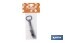 Corkscrew with bottle opener | Material: stainless steel | Suitable for professional use | Compact and durable design | Length: 14cm - Cofan