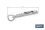 Corkscrew with bottle opener | Material: stainless steel | Suitable for professional use | Compact and durable design | Length: 14cm - Cofan