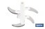 Manual food chopper | Fresh-keeping lid and mixer included | 900ml capacity | ABS, polypropylene and stainless Steel - Cofan
