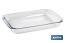 Set of 3 rectangular borosilicate glass baking dish, Baritina Model | 1,600-2,200ml-3,000ml Capacity - Cofan