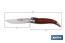 Classic clip point pocket knife | Blade size: 8cm | Stainless-steel blade | Polyoxymethylene handle
 - Cofan