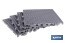 Loseta Alveolada | Set de 4 Unidades | 4 colores diferentes | Material PVC | Medidas 33 x 33 x 2 cm - Cofan