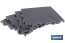 Loseta Alveolada | Set de 4 Unidades | 4 colores diferentes | Material PVC | Medidas 33 x 33 x 2 cm - Cofan