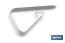 Pack de 12 Pinces pour maintenir les nappes | Fabriquées en plastique blanc | Clips fixe-nappe flexibles et solides - Cofan