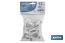 Pack de 12 Pinces pour maintenir les nappes | Fabriquées en plastique blanc | Clips fixe-nappe flexibles et solides - Cofan