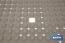 Square shower mat | Suitable for shower tray or bathtub | Non-slip mat | Available in various colours | Size: 60 x 60cm - Cofan