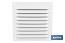 Ventilation grille with mosquito net | White aluminium | Available in various sizes - Cofan