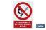Prohibit encendre foc - Cofan
