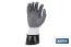 Glove display hand | Mannequin right hand with magnetic base | Black polypropylene - Cofan