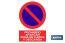 Prohibido aparcar zona carga y descarga. El diseño de la señal puede variar, pero en ningún caso se variará el significado de la misma. - Cofan