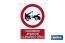No parking "Tow away zone". The design of the sing may vary, but in no case will its meaning be changed. - Cofan